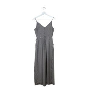 HM Black and White Sleeveless Wide Leg Jumpsuit